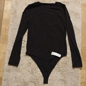 White House Black Market Kids Black Bodysuit
